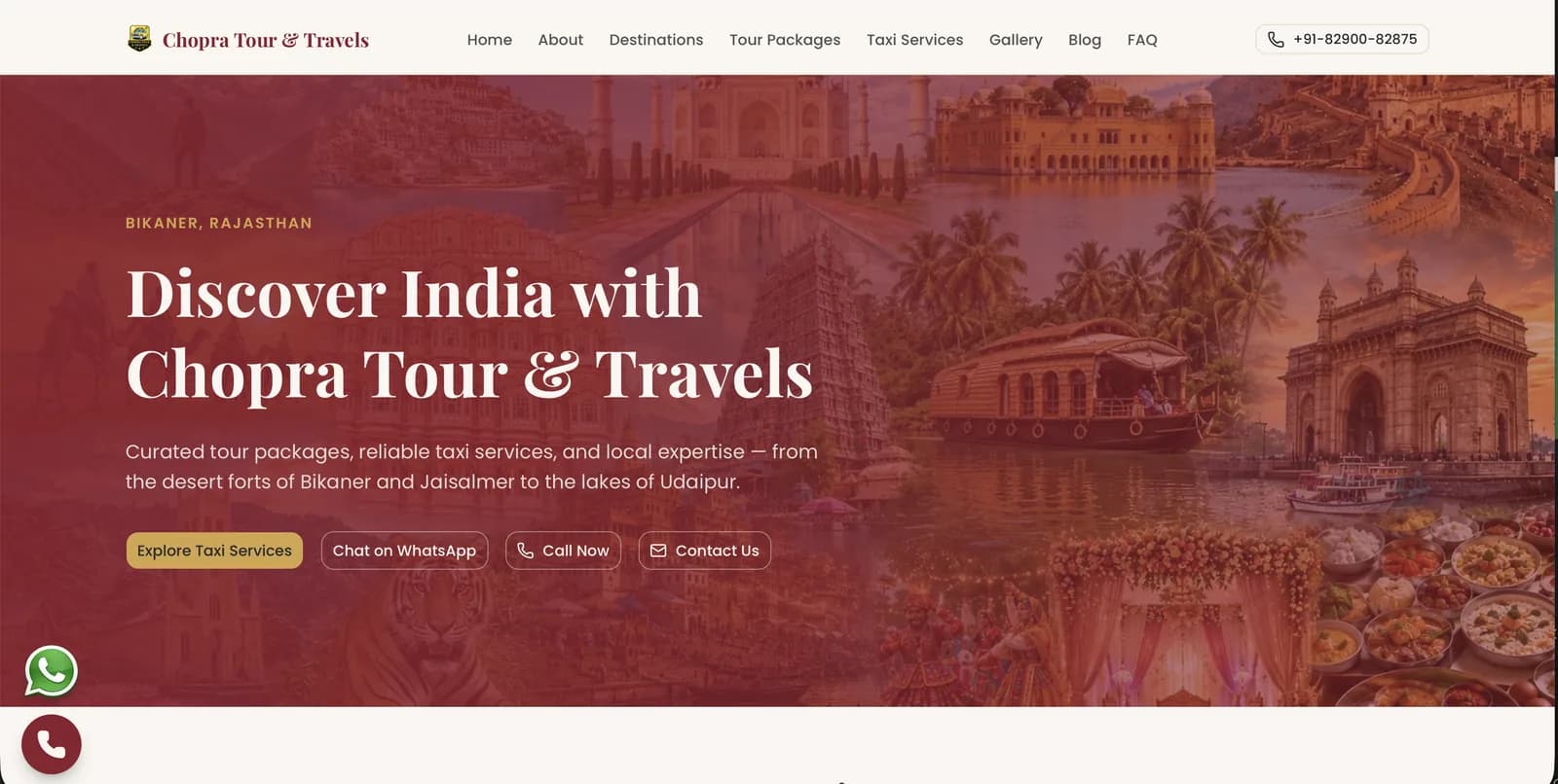 Chopra Tour & Travels — screenshot